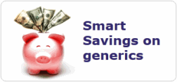 Savings on generics pills